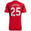 Maillot de Supporter Manchester United Sancho 25 Domicile 2023-24 Pour Homme